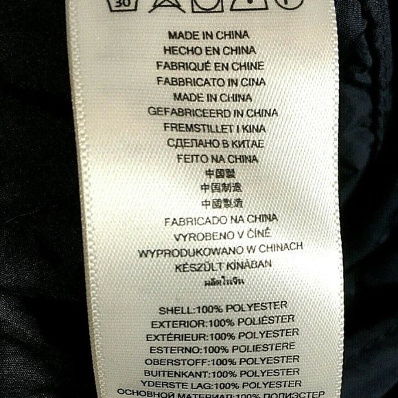 Michael Kors Womens  Navy Mid Weight Zip Jacket 3X - Picture 10 of 12